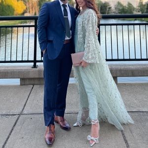 Suffuse Luxury Wedding Wear Pakistani Mint